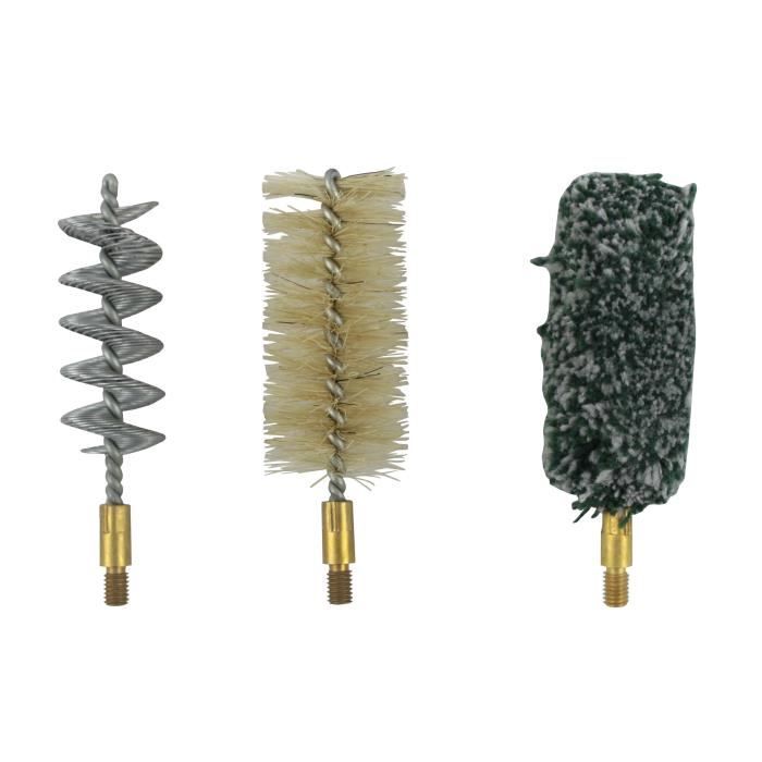 TERRITOIRE CHASSE Jeu de 3 Brosses pour Fusil Calibre 12