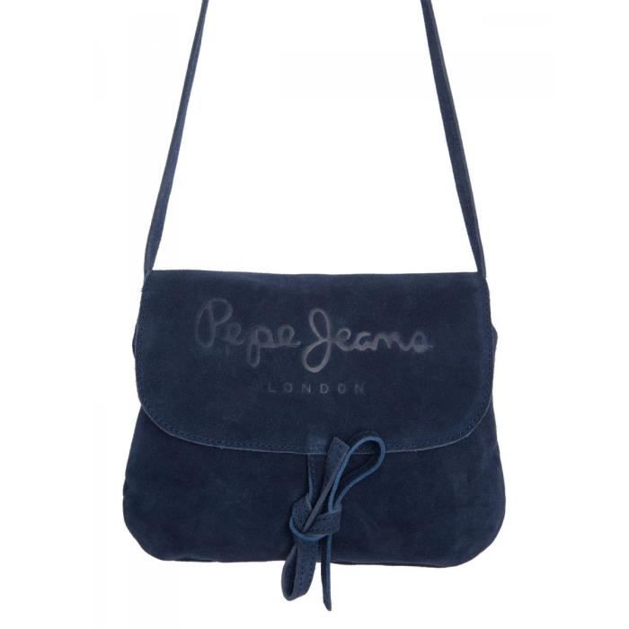 Marine Ado Fille Pepe Cuir Bleu U Jeans Sac Daim rWQdeExCBo