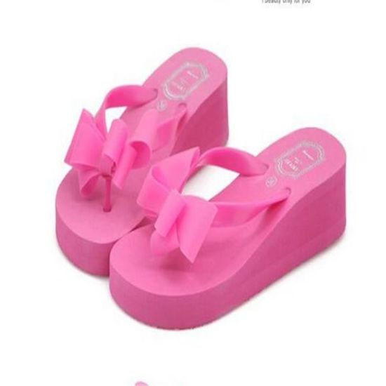Luxe De Nouvelle Branché Hauteur Croissante Thong été Tong Pantoufle Chaussure Platform Sandals 2017 Femme Marque SUqMVzp