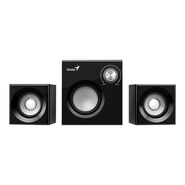 GENIUS Haut parleurs HP SP HF 160 - USB - 8 Watts - Noir - PC / Mac / Smartphone / Tablette / Lecteur MP3 et CD