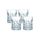 Coffret de 4 verres de cristal pour le whisky | St