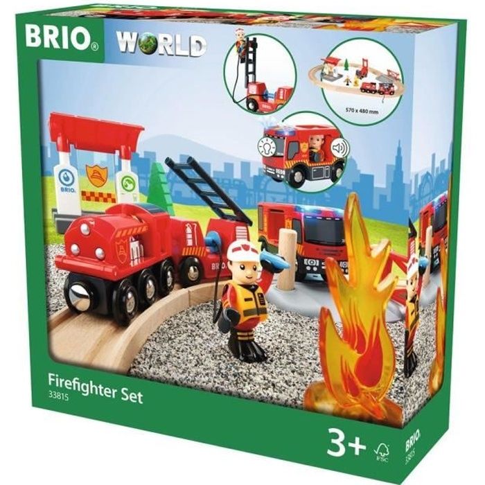BRIO World - 33815 - Circuit Action Pompier