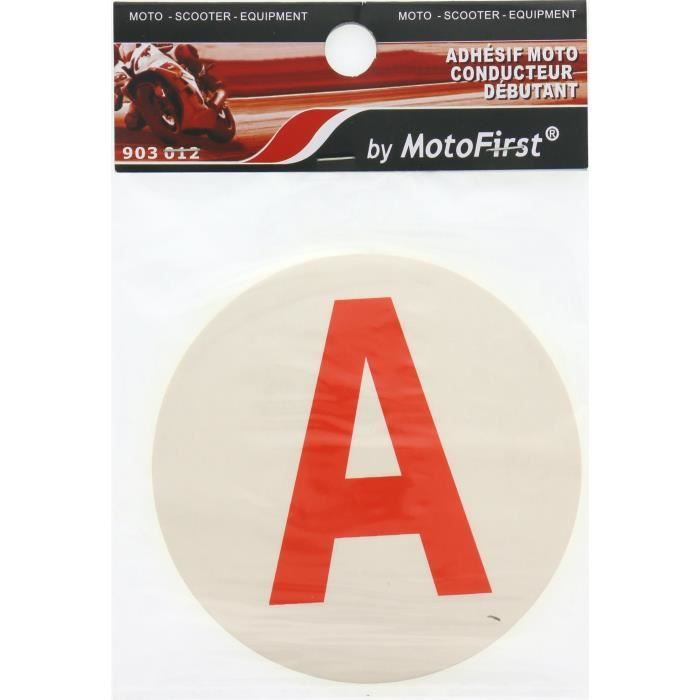MOTOFIRST Adhésif moto Conducteur débutant A