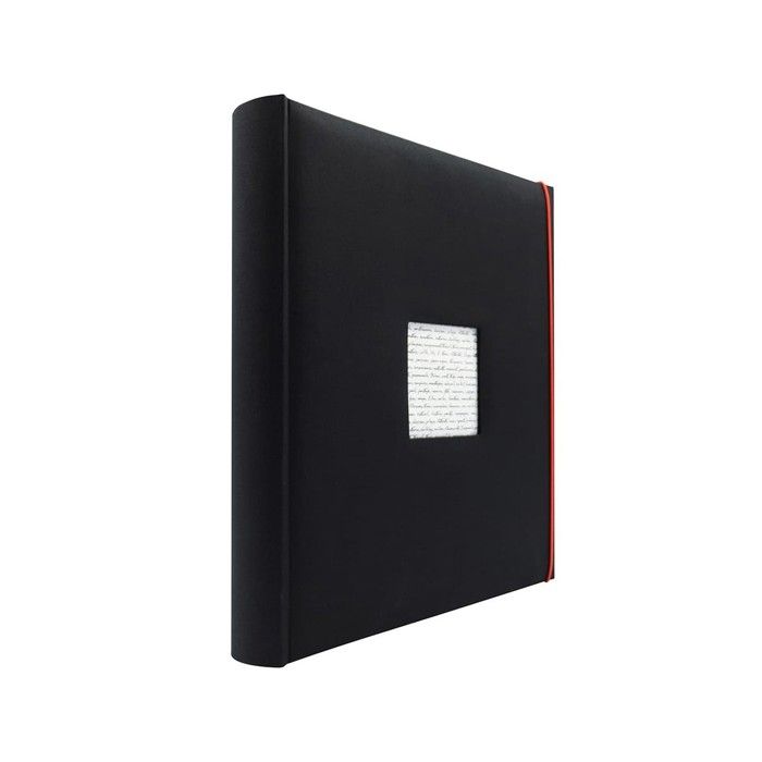 PANODIA Album photos pochettes Linea - 200 vues - 11,5 x 15 cm - Noir
