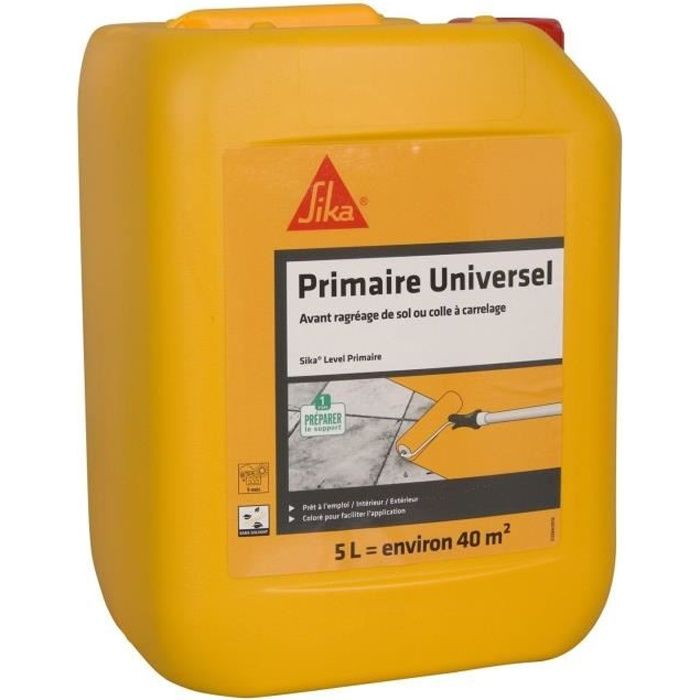 SIKA - Primaire d'adherence pour ragreage et colle - 5L