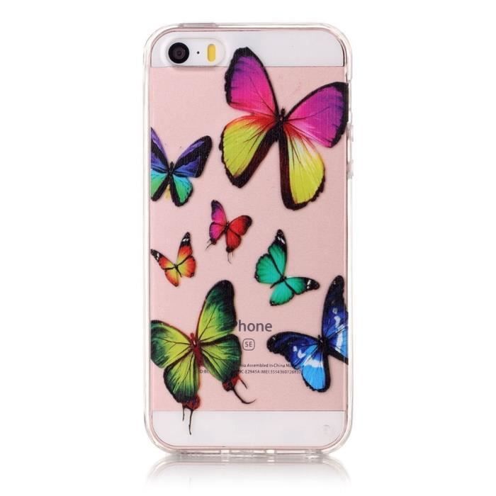 coque iphone 5 papillon