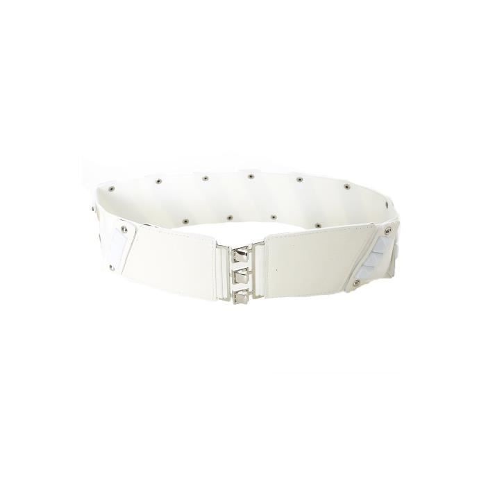 Ceinture elastique blanche clearance