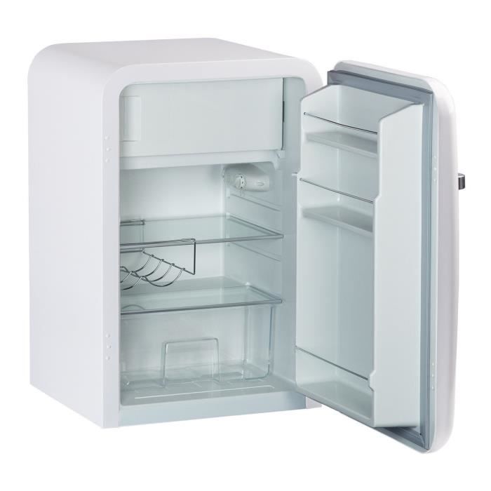 Frigo Blanc 83,5 CM RETRO FRIDGE 92L réfrigérateur1