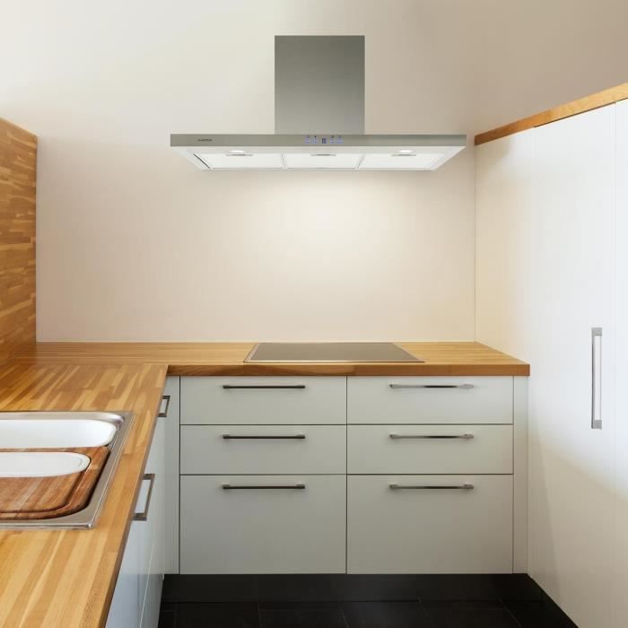 Klarstein Limelight - Hotte aspirante murale encastrable4