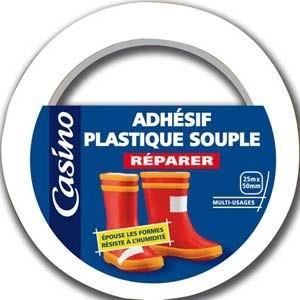 Pvc Adhesif 25Mx50Mm Blanc Co
