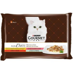 GOURMET Pâtée Pour Chat A La Carte Poulet 4x85g