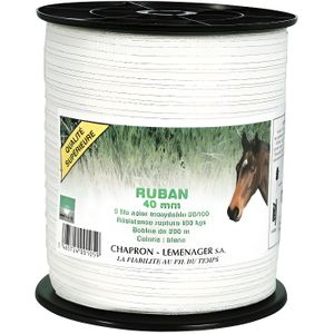ruban cloture electrique 40mm 500m
