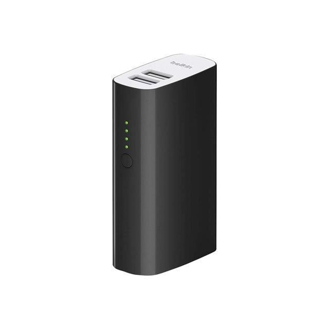 BELKIN Batterie de secours - 2 port USB 2.4A (2 x 2.1A) - 4400Mah - Noir