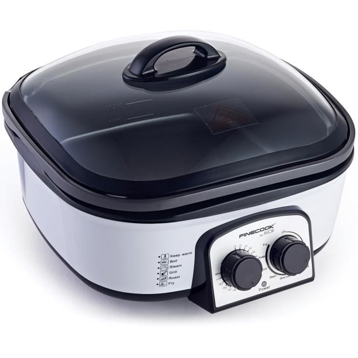 FINECOOK MJ100 Multicuiseur électrique - Blanc