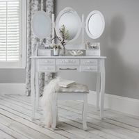 COIFFEUSE Coiffeuse 145 x 90 x 40 cm 3 miroirs rabattables 7 COIFFEUSE Coiffeuse 145 x 90 x 40 cm 3 miroirs rabattables 7