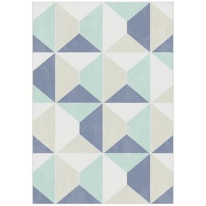 TAPIS PRISMA Tapis scandinave tissé en velours polypropy