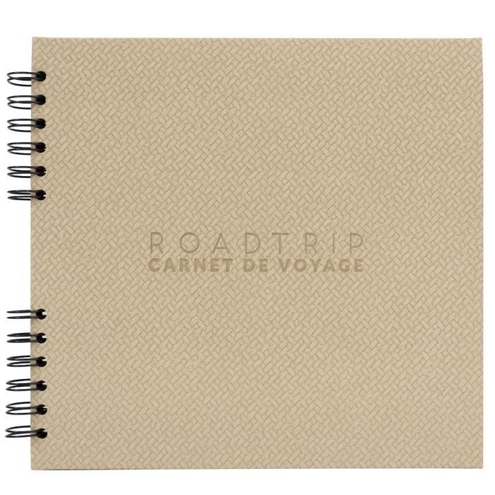 PANODIA Album Carnet de Voyage - 80 vues - Collection Madagascar - 25,7 x 23 cm