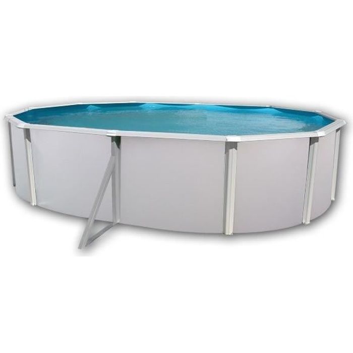 MAGNUM COMPACT Piscine ovale en acier 550x366x132cm