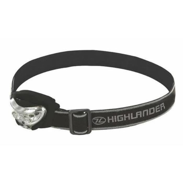 HIGHLANDER Lampe frontale Vision 2+1 Led