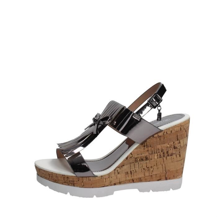 Biagiotti Argent Femme Sandale or 41 Laura Argent BzdwPq