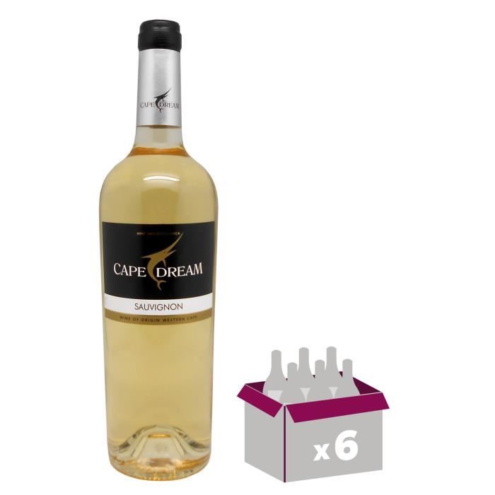Cape Dream Vin d'Afrique du Sud Sauvignon 2017...