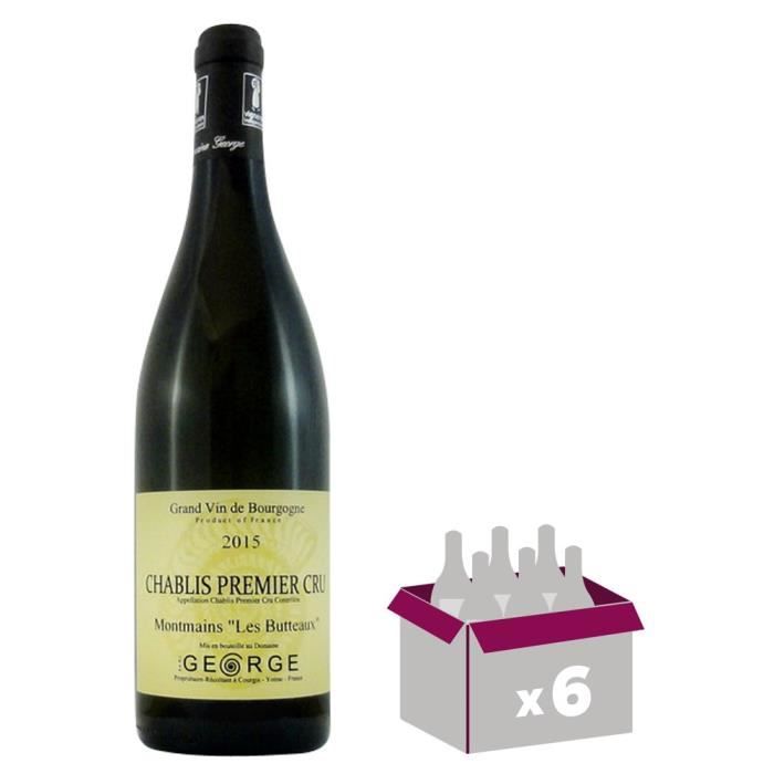 Domaine George 2015 Chablis 1er cru Montmains les butteaux Vin Blanc