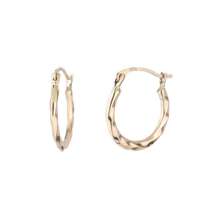 OR ECLAT - Boucles d'Oreilles \
