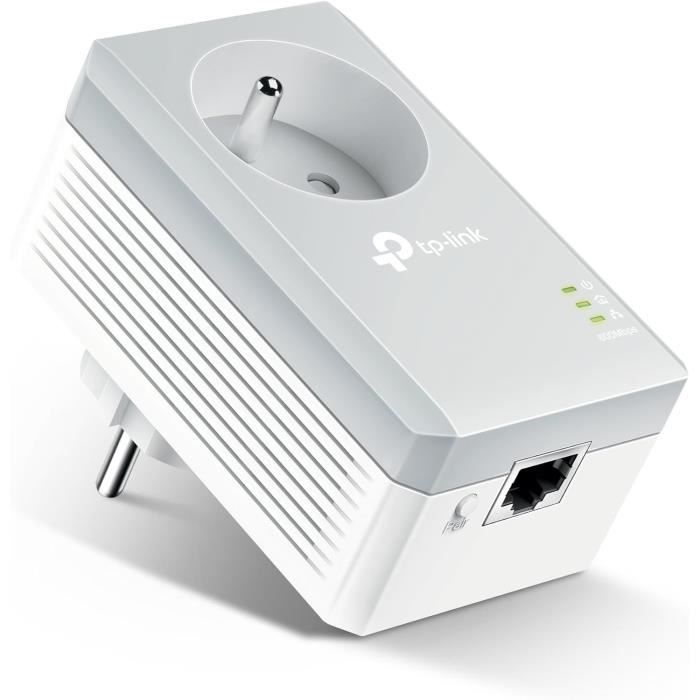 TP-Link TL-PA4015P CPL 500 Mbps avec 1 Port Ethernet et Prise Intégrée