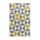 FORSA Tapis de salon jaune et anthracite 120x160 c