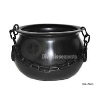 ACCESSOIRE DÉGUISEMENT Chaudron de sorcière avec chaîne 25cm ACCESSOIRE DÉGUISEMENT Chaudron de sorcière avec chaîne 25cm