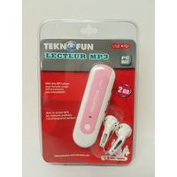 LECTEUR MP3 TEKNOFUN - MP3 + EARPHONE - Rose/Blanc - 2GB - PC/ LECTEUR MP3 TEKNOFUN - MP3 + EARPHONE - Rose/Blanc - 2GB - PC/