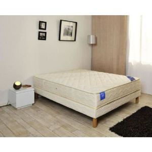 GFL BELLE LITERIE Ensemble matelas + sommier 160x200cm 21cm 832 ressorts ensachés équilibré 24 kg/m?