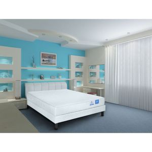 BENOIST Matelas COCOON 160x200 cm - Mousse - Equilibré - Mémoire de forme 50kg/m? + mousse HR 35kg/m? - 2 personnes