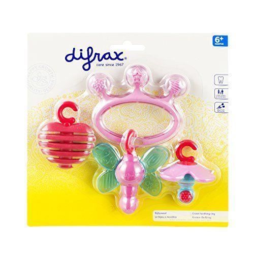 DIFRAX Bijou de Dentition Anneau de Dentition Rose