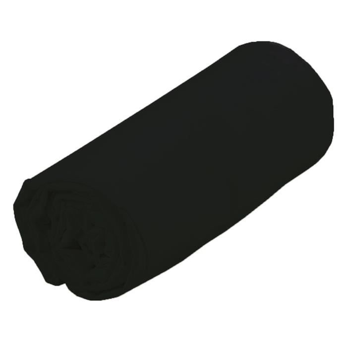 FINLANDEK Drap housse HILJA 160x200 cm noir