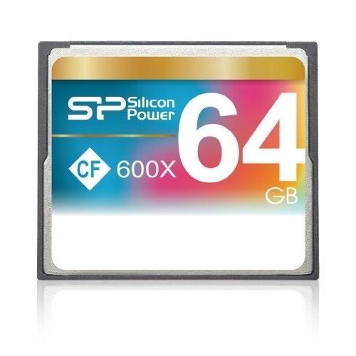 SILICON POWER Carte mémoire Compact Flash 600X - 64 Go