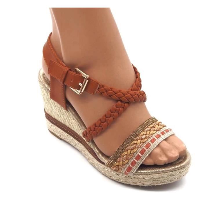 Chaussure femme talon compense - Achat / Vente pas cher
