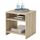 Table d'appoint LIVORNO MDF mélaminé chêne sonoma