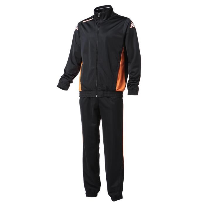 KAPPA Survêtement Savigno TKS - Homme - Noir et Orange
