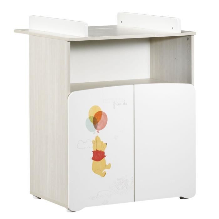 WINNIE Commode à langer 2 portes + 1 grande niche - Floaty Day