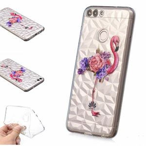 coque huawei p smart flamant rose