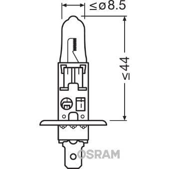 OSRAM Lampe de phare halogene Ultra Life H1