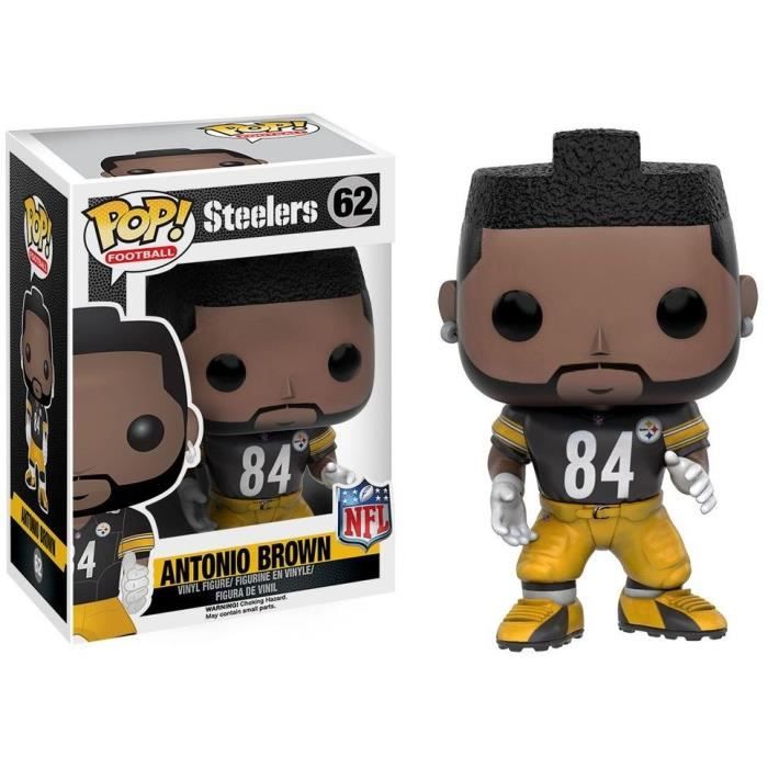 Figurine Funko Pop! NFL : Steelers : Antonio Brown - Noir