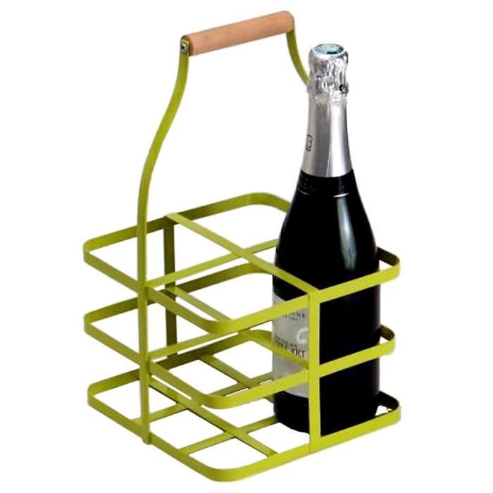 Sertay Panier Bouteilles Pliable 6 Trous – Porte Boissons Bière Vin Rose, Transport Camping Pique-Nique