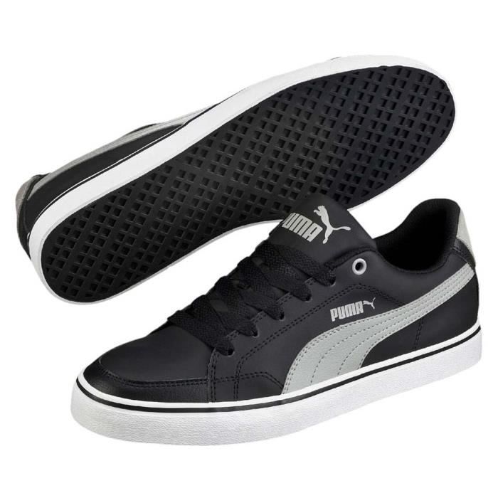 Puma Court Point Vulc V2 Blanc - Chaussures Baskets basses Homme Puma Court Point Vulc V2 Blanc - Chaussures Baskets basses Homme