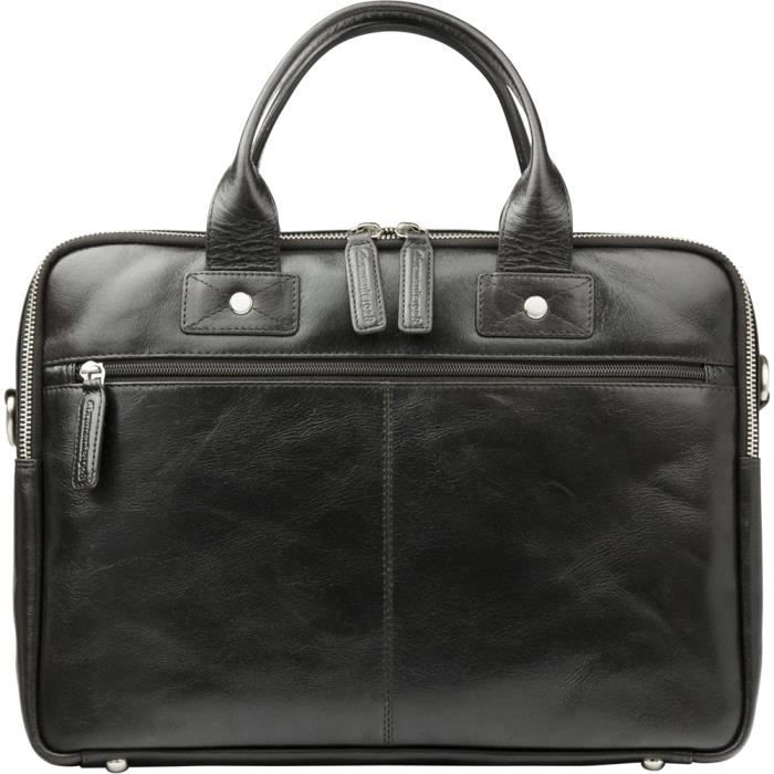 Sacoche en cuir noir Dbramante1928 pour PC ou1