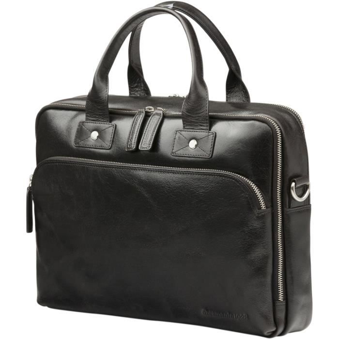 Sacoche en cuir noir Dbramante1928 pour PC ou2