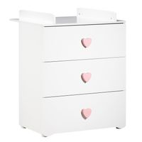 TABLE À LANGER BABY PRICE New Basic Commode à langer 3 tiroirs - TABLE À LANGER BABY PRICE New Basic Commode à langer 3 tiroirs -