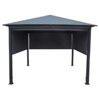 TONNELLE - BARNUM SEYCHELLES Tonnelle de jardin en acier 3x3 m avec TONNELLE - BARNUM SEYCHELLES Tonnelle de jardin en acier 3x3 m avec