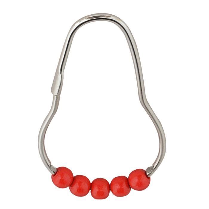 RIDDER Anneaux en métal (12 pcs.) - Rouge
